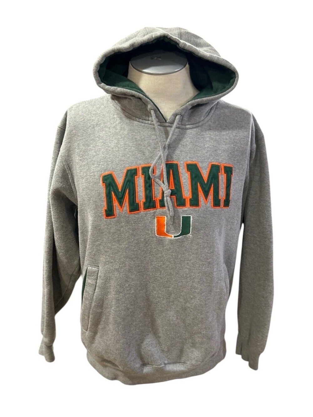 Champs Womens Miami University Hoodie L Grey Sweatshirt Pullover